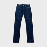 Levi's 510 Skinny Jeans Mens 31x34 Blue Dark Wash Stretch Mid Rise Tapered Leg Denim Pants