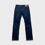 Levi's 511 Jeans Mens 34x32 Blue Slim Fit Mid Rise Dark Wash Stretch Denim Pants