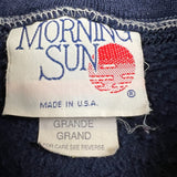 Vintage 90s Christmas Winter Sweatshirt Mens Large Blue USA Animal Pullover