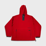 Vintage 90s Chaps Ralph Lauren Fleece Mens Large Red Hooded Pullover Jacket