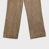 Vintage 90s Levi’s Strauss Dress Pants Mens 32x32 Brown Pleated Wool Blend Trouser