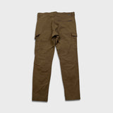 Projek Raw Pants Mens 36x29 Brown Tactical Taper Leg Casual Cargo Trousers