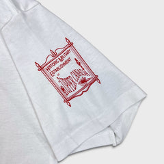 Vintage 90s Battle of Georgian Bay T Shirt Mens Small White War of 1812 Tee