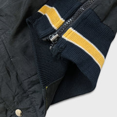 Vintage 90s Starter Boston Bruins Jacket Mens Medium Black NHL Hockey Full Zip