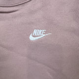 Nike Sportswear Sweatshirt Womens Medium Pink Swoosh Pullover Crewneck