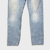 Levi's 502 Jeans Mens 34x33 Blue Regular Taper Fit Light Wash Faded Denim Pants