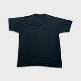 Vintage 90s F Off + Die T Shirt Mens XL Black Single Stitch Sun Faded Punk Tee