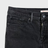 Levi's 312 Jeans Womens 32x29 Black Shaping Slim Dark Wash Stretch Denim Pants