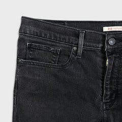 Levi's 312 Jeans Womens 32x29 Black Shaping Slim Dark Wash Stretch Denim Pants