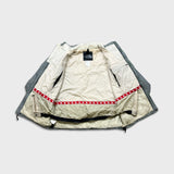 The North Face Jacket Womens Medium Gray HyVent Outdoor Full Zip Ski Bomber
