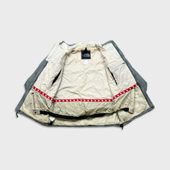 The North Face Jacket Womens Medium Gray HyVent Outdoor Full Zip Ski Bomber