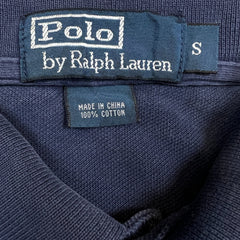 Vintage 90s Polo Ralph Lauren Shirt Mens Small Blue Pony Faded Casual Preppy Tee