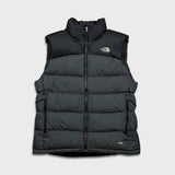 The North Face 96' Retro Nuptse Vest Mens Medium Gray 700 Fill Down Puffer Jacket
