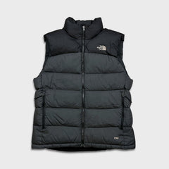 The North Face 96' Retro Nuptse Vest Mens Medium Gray 700 Fill Down Puffer Jacket