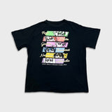 JoJo's Bizarre Adventure Golden Wind Eye Panels T Shirt Mens XL Black Anime Tee