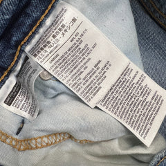 Levi's 511 Jeans Mens 34x32 Blue Slim Fit Straight Leg Stretch Light Wash Denim Pants