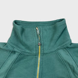 Lululemon Scuba Oversized Funnel Neck 1/2 Zip Womens Medium Green Yoga Sweatshirt