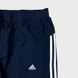 Vintage Y2K Adidas Track Pants Mens XL Blue 3 Stripes Spell Out Relaxed Straight Jogger