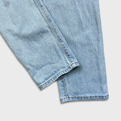 Levi's 501 S Jeans Womens 31x28 Blue Skinny Fit Slim Taper Distressed Light Wash Pants