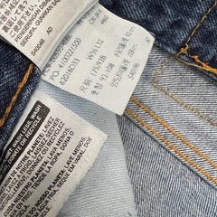 Levi's 550 Jeans Mens 36x32 Blue Relaxed Fit Straight Leg Medium Wash Baggy Denim Pants