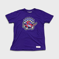 Mitchell & Ness Toronto Raptors T Shirt Mens XL Purple Classic NBA Basketball Tee