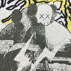 Travis Scott Cactus Jack + Kaws For Fragment T Shirt Mens 2XL White AOP Tee