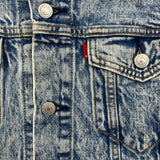 Levi's Type III Denim Jacket Mens Large Blue Acid Wash Western Trucker