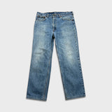 Vintage 90s Levi's 516 Jeans Mens 36x30 Blue Slim Fit Straight Leg  Light Wash Denim Pants