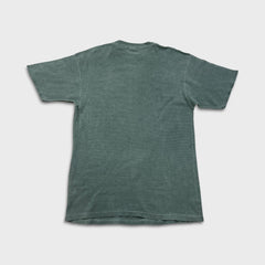Vintage 90s Blank T Shirt Mens 2XL Green Faded Distressed Short Sleeve Tee