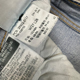 Levi's 501 S Jeans Womens 27x28 Blue Skinny Fit Slim Taper Leg Light Wash Denim Pants