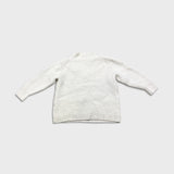 Babaton Aritzia Sweater Womens Small Gray Merino Wool Deep V Neck Knit Pullover