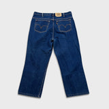 Vintage Y2K Levi's 619 Jeans Mens 36x25 Blue Straight Orange Tab Dark Wash Denim Pants