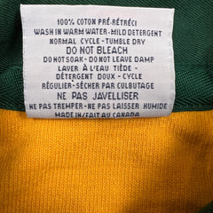 Vintage 90s Barbarian Rugby Shirt Mens Medium Yellow Australia Collared Long Sleeve