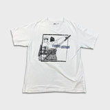 Uniqlo Naruto Shippuden T Shirt Mens Medium White Naruto Sasuke Fate Reunion Tee