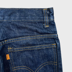 Vintage 80s Levi's 684 Jeans Mens 28x32 Blue Big Bells Bell Bottoms Dark Wash Orange Tab Denim Pants