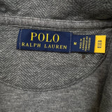 Polo Ralph Lauren Sweatshirt Mens Medium Gray Pony 1/4 Zip Pullover