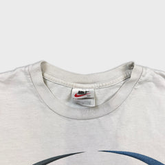 Vintage 90s Nike Air T Shirt Mens XL White Center Swoosh Sportswear Tee
