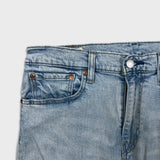 Levi's 502 Jeans Mens 33x34 Blue Regular Taper Fit Stretch Light Wash Denim Pants