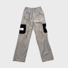 Nike Sportswear Track Pants Mens Medium Gray Swoosh Cargo Athletic