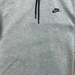 Nike Sportswear Hoodie Mens Medium Gray Tech Fleece Athletic Hooded Sweater