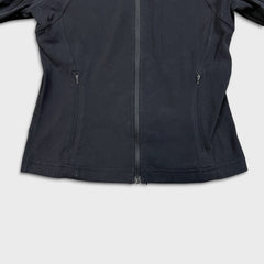 Lululemon Nulu Cropped Define Jacket Womens Size 6 Black Yoga Pilates Tracksuit