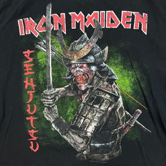 2022 Iron Maiden T Shirt Mens XL Black Senjutsu Legacy The Beast World Tour Tee