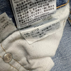 Levi's 516 Jeans Mens 36x34 Blue Slim Straight Leg Light Wash Denim Pants