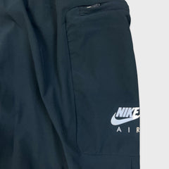 Nike Air 3M Track Pants Mens Medium Black Sportswear Taper Leg Athletic Swoosh