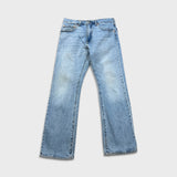 Levi's 517 Bootcut Jeans Mens 31x30 Blue Light Wash Faded Stretch Denim Pants