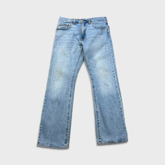 Levi's 517 Bootcut Jeans Mens 31x30 Blue Light Wash Faded Stretch Denim Pants