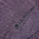 Carhartt Hoodie Mens XL Purple Loose Fit Workwear Spell Out Hooded Sweater