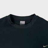 Vintage Y2K Nike Sportswear Fleece Mens Large Black Swoosh Pullover Jacket