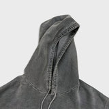 Vintage 90s Windriver Blank Hoodie Mens XL Gray Faded Stone Washed Oversized Sweater