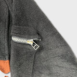 Vintage 90s Fila Fleece Mens 2XL Black Outdoor 1/4 Zip Pullover Jacket